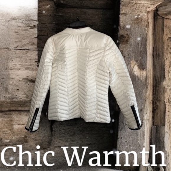 Eddie Bauer Goose Down Quilted Jacket ~ LIKE NEW ~      size Small - Picture 6 of 12